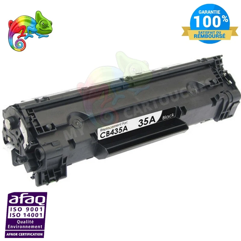 Toner HP 35A CB435A Noir: LaserJet P1005, P1006, P1102