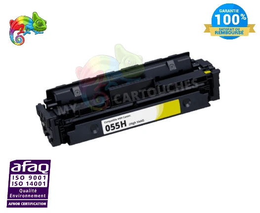 Toner Canon 055H Jaune: i-SENSYS LBP-663Cdw, MF-742Cdw