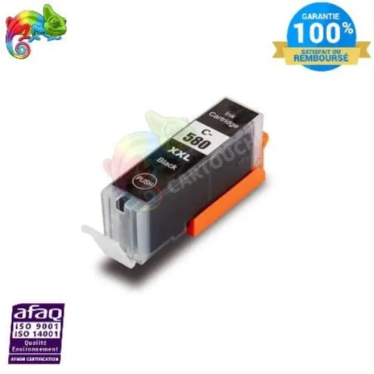 Cartouche Canon PG-580 Noir: PIXMA TS6150, TS8150, TR7550