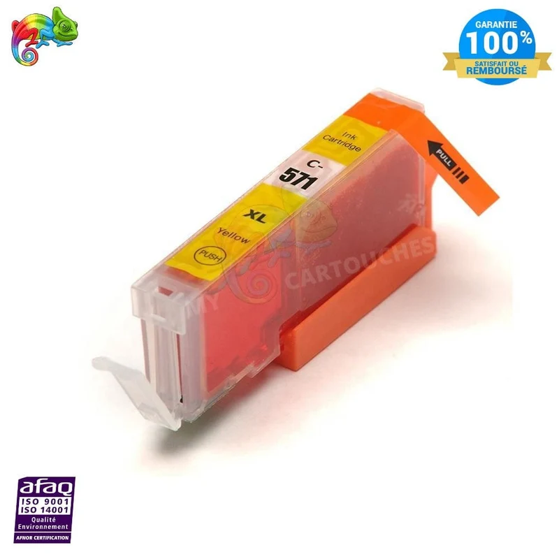 Cartouche Canon CLI-571 XL Jaune: PIXMA MG5750, TS5050