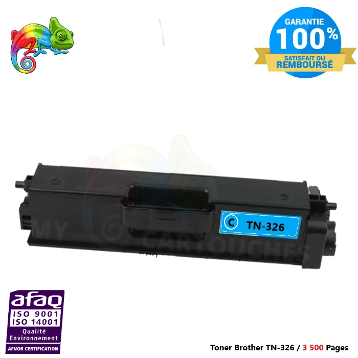 Toner Brother TN-326 Cyan: HL-L8350CDW, MFC-L8850CDW, DCP-L8450CDW