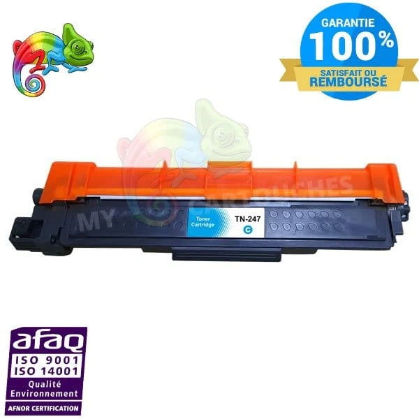 Toner Brother TN-247 Cyan Compatible — 2 300 pages — DCP-L3510CDW, HL-L3270CDW, MFC-L3770CDW