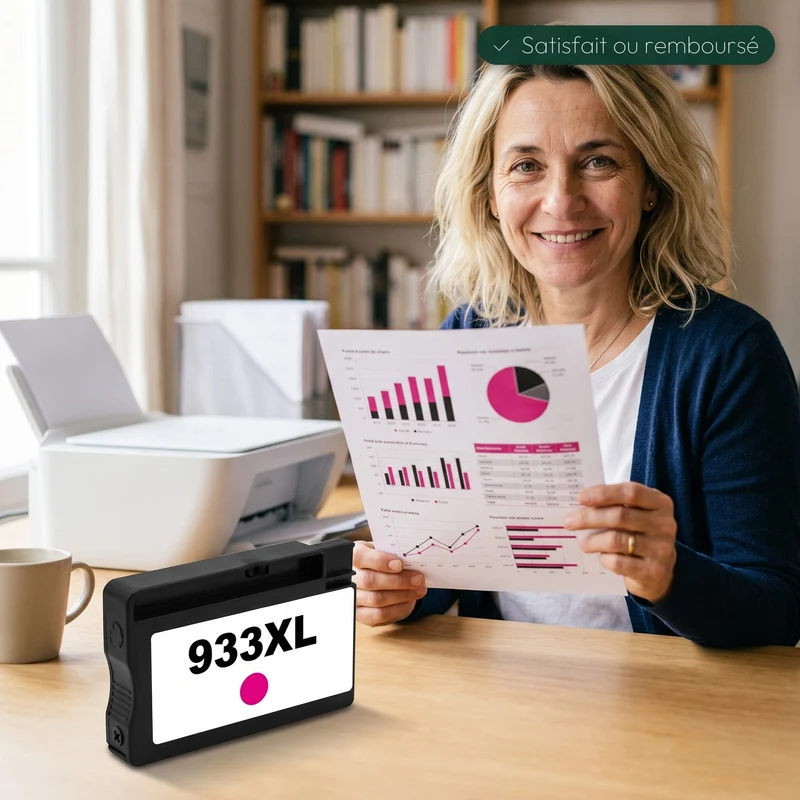 Cartouche HP 933 XL Magenta: OfficeJet 6100, 6600