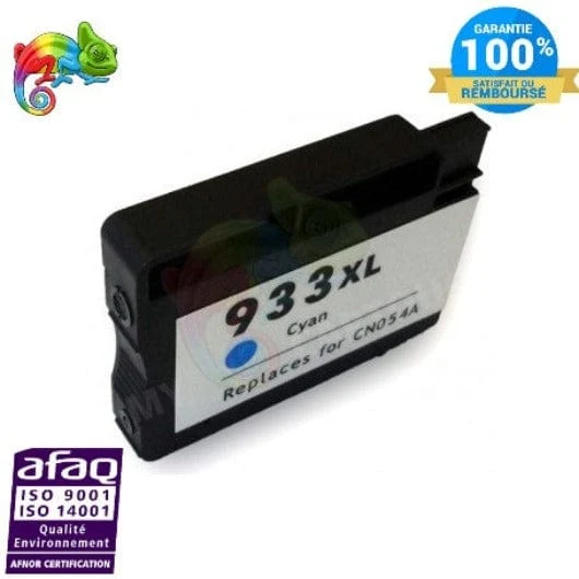 Cartouche HP 933 XL Cyan: OfficeJet 6100, 6600, 6700