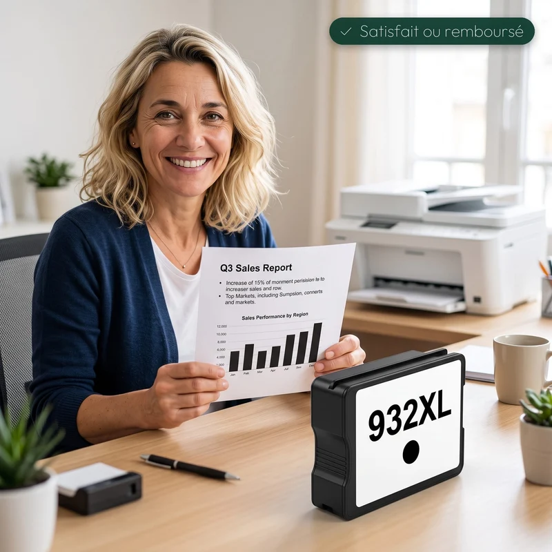 Cartouche HP 932 XL Noir: OfficeJet 6100, 6600, 6700