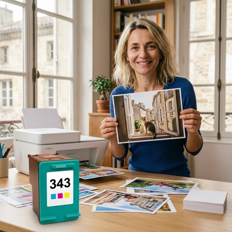 Cartouche HP 343 Couleur — DeskJet 460, DeskJet 5700
