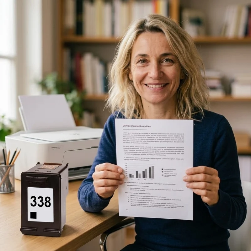 Cartouche HP 338 Noir — DeskJet 460, DeskJet 5700