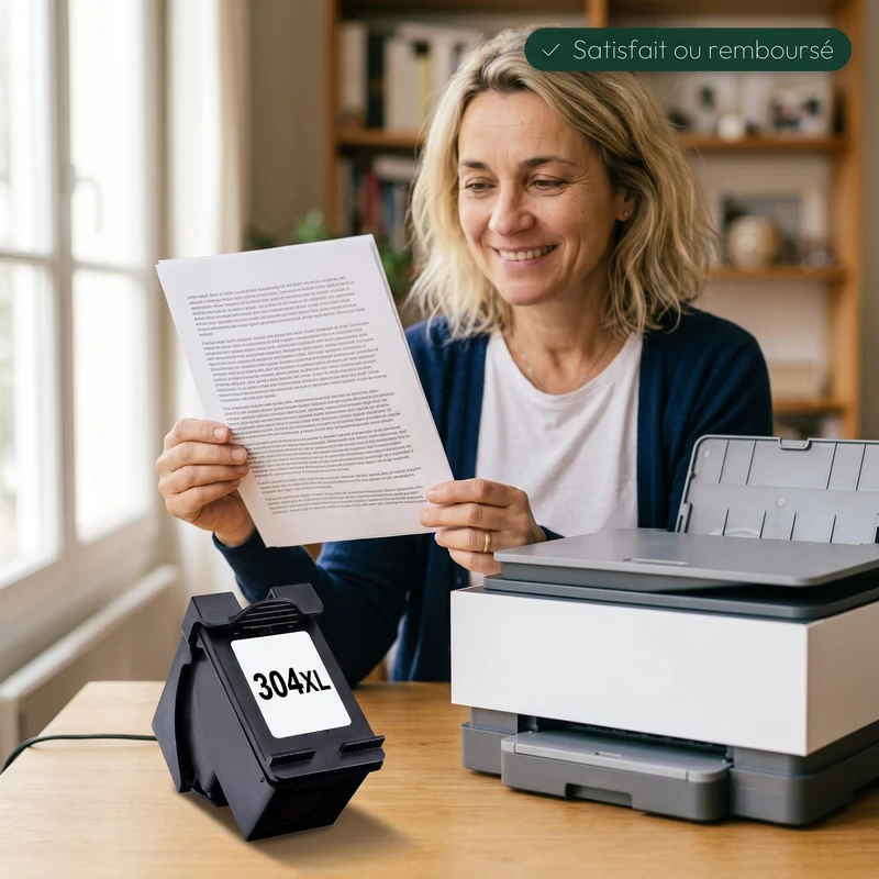 Cartouche HP 304 XL Noir — DeskJet 2620, Envy 5000