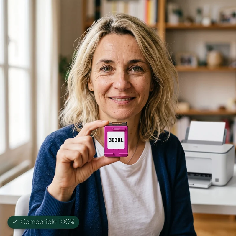 Cartouche HP 303 XL Couleur — Deskjet 1110, Deskjet 3630