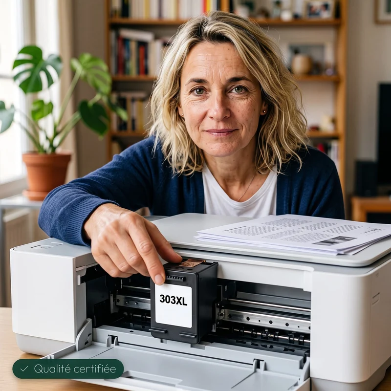 Cartouche HP 303 XL Noir — DeskJet 1110, Envy 4520