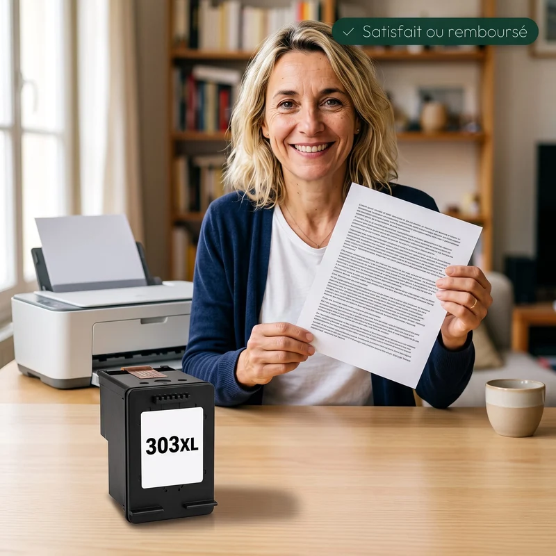 Cartouche HP 303 XL Noir — DeskJet 1110, Envy 4520