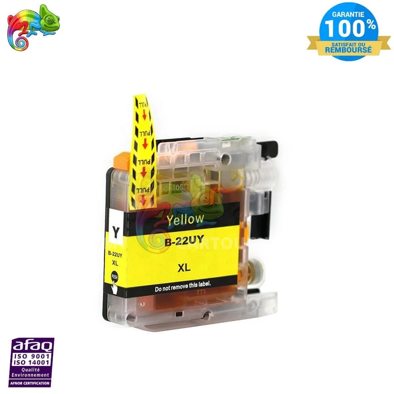 Cartouche Brother LC-22UY XL Jaune: Brother DCP-J785DW, MFC-J985DW
