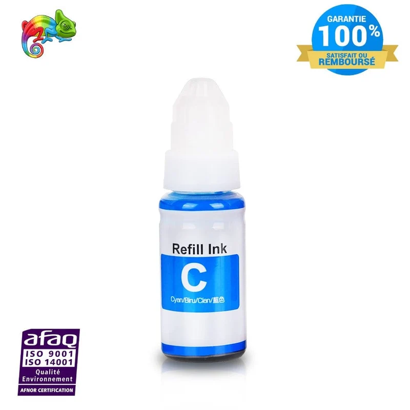 Flacon Encre Canon GI-590 Cyan: PIXMA G1500, G3500
