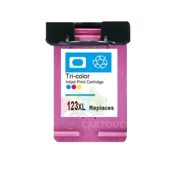 Cartouche HP 123 XL Couleur — DeskJet 2130, 2620, OfficeJet 3830