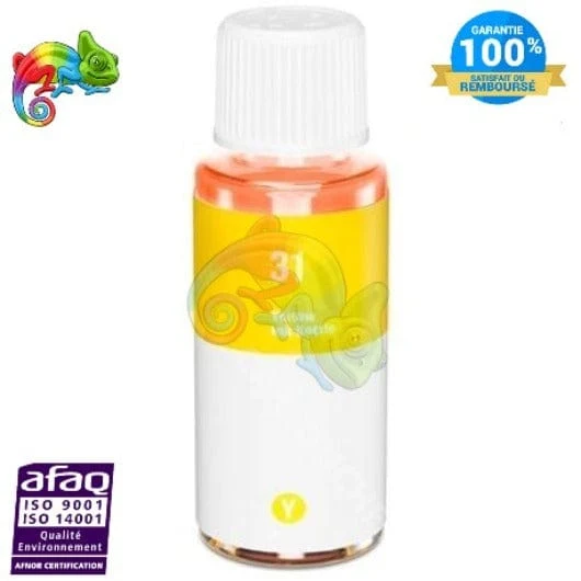 Flacon Encre HP 30/31/32 Jaune: Smart Tank 550, 570, 315