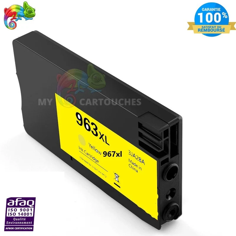 Compatible HP 963/967 XL - Yellow - Niveau d'encre