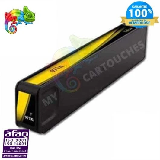 Cartouche HP 971 XL Jaune: OfficeJet Pro X451dw, X476dw, X551dw
