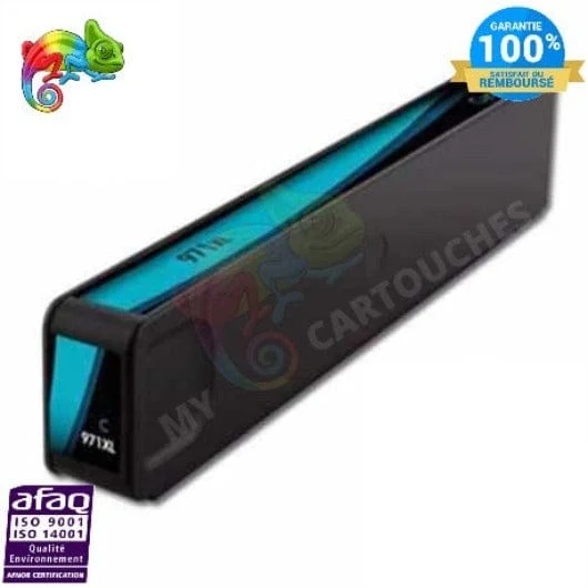 Cartouche HP 971 XL Cyan: OfficeJet Pro X451dw, X476dw, X551dw