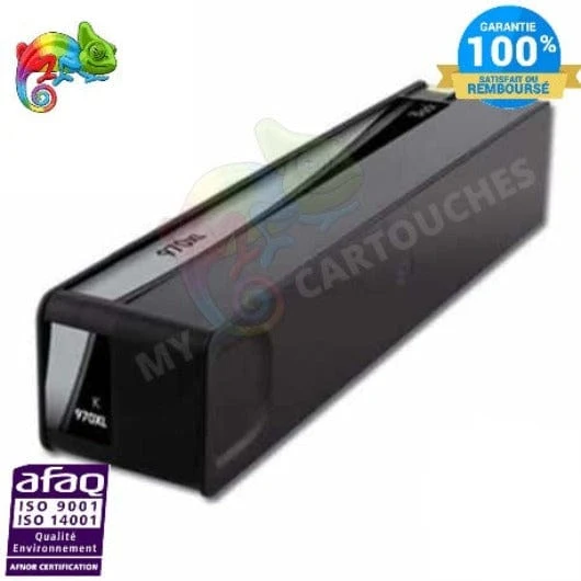 Cartouche HP 970 XL Noir: OfficeJet Pro X451dw, X476dw, X551dw