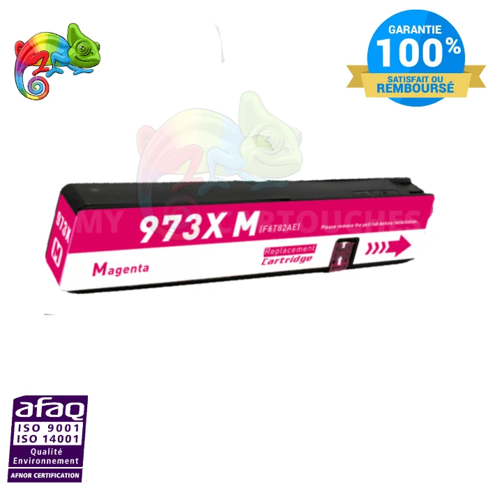 Cartouche HP 973 XL Magenta F6T82AE: PageWide Pro 452dw, 477dw
