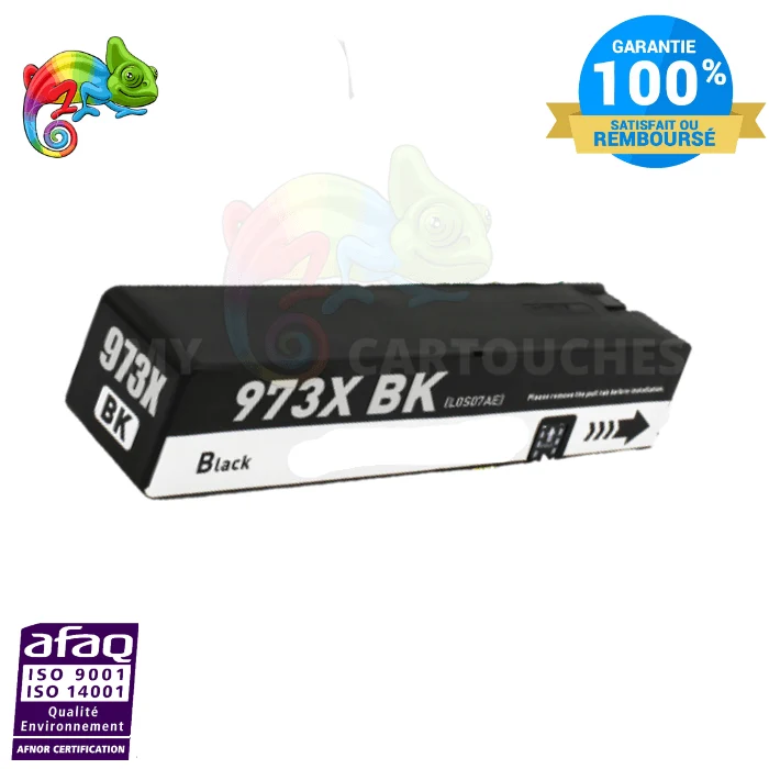 Cartouche HP 973 XL Noir L0S07AE: PageWide Pro 452dw, 477dw