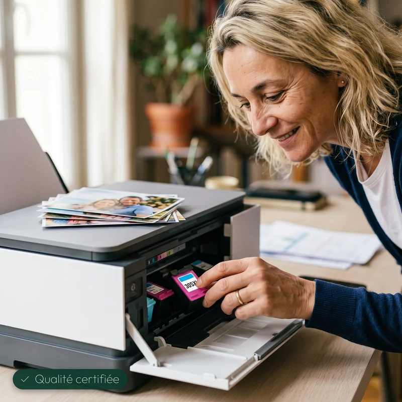 Compatible HP 305 XL - Couleur - Niveau d'encre