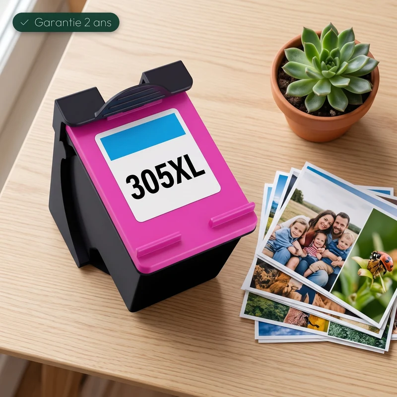 Compatible HP 305 XL - Couleur - Niveau d'encre