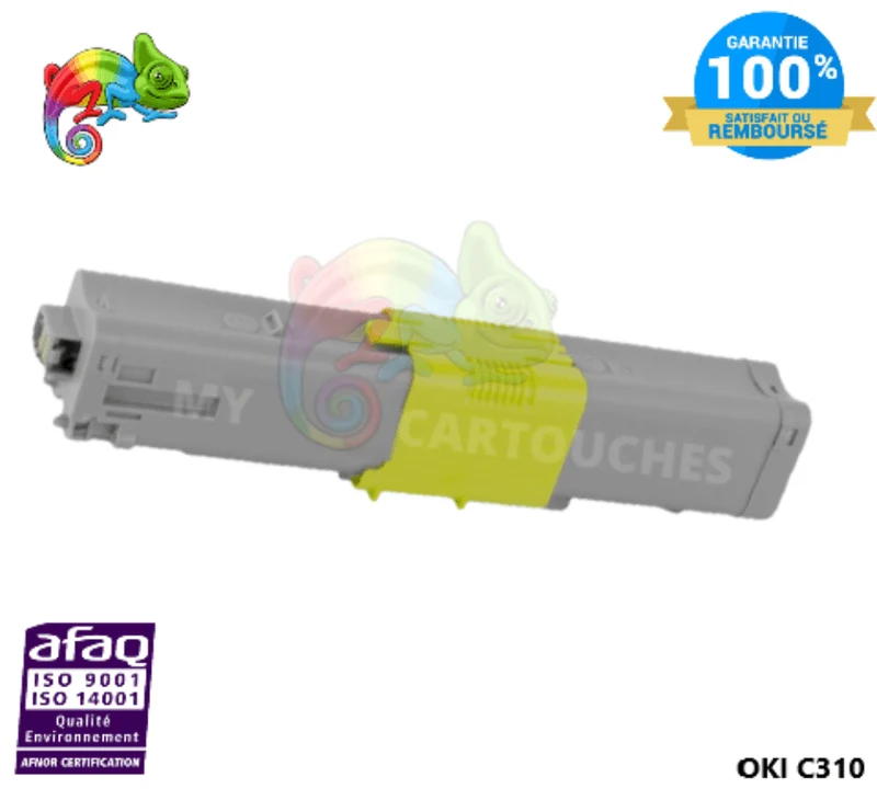 Toner OKI C310 Jaune 44469704: C310 DN, C330 DN, MC561 DN