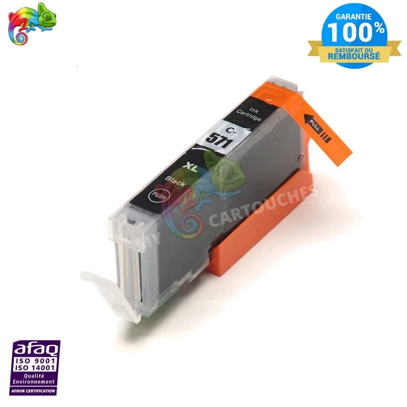 Cartouche Canon CLI-571 XL Noir Photo: MG7750, TS5050