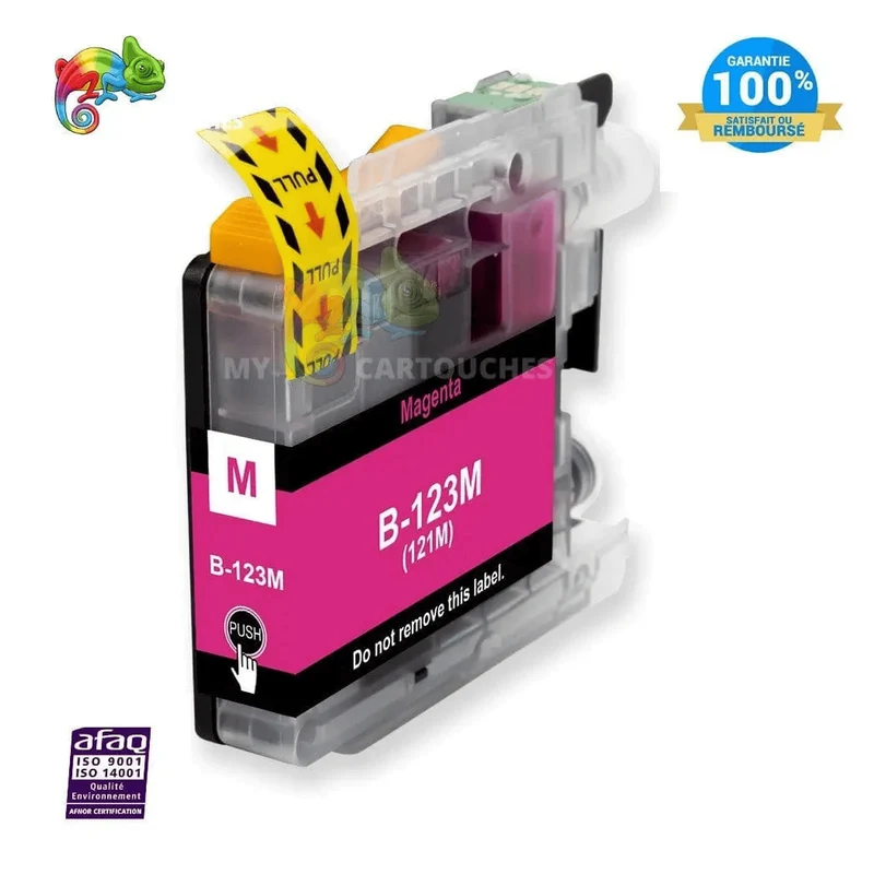 Cartouche Brother LC-123 XL Magenta — DCP-J552DW, MFC-J470DW