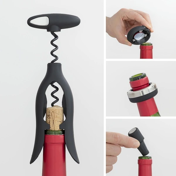 Accessoires de vins avec tire-bouchon inclus - Livraison Offerte