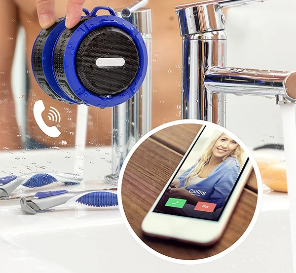 Haut-Parleur Bluetooth sans Fil Portable Waterproof - Livraison Offerte