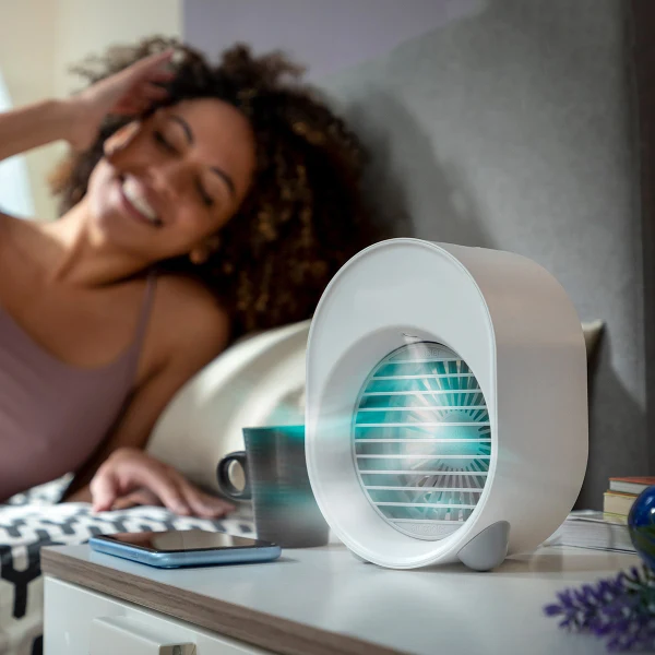 Mini-climatiseur humidificateur a ultrason avec led - Livraison Offerte