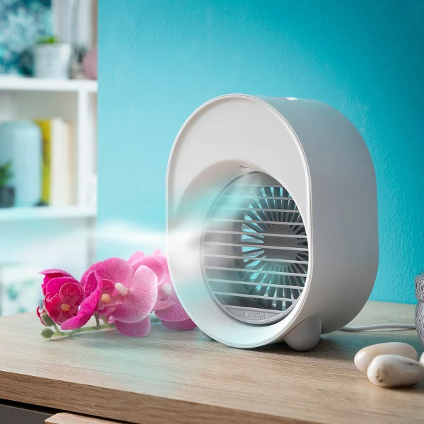 Mini-climatiseur humidificateur a ultrason avec led - Livraison Offerte