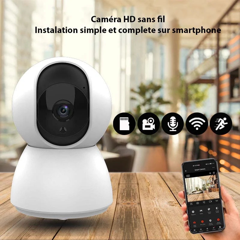 Caméra miniature wifi - surveillance 24/7 - livraison offerte