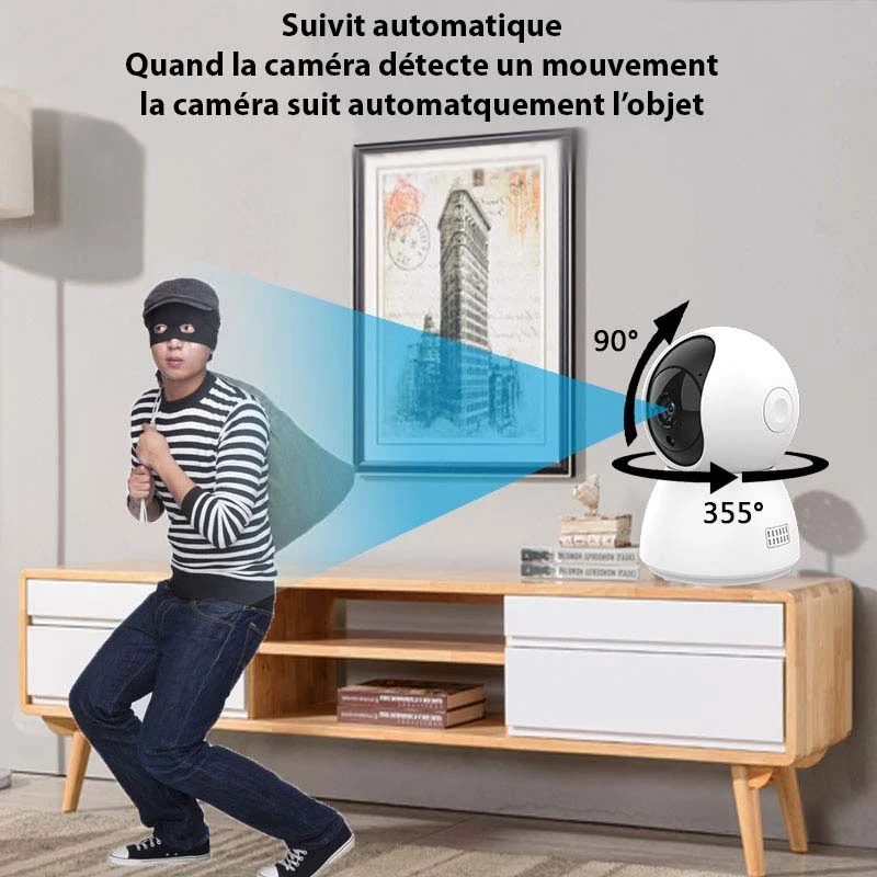 Caméra miniature wifi - surveillance 24/7 - livraison offerte