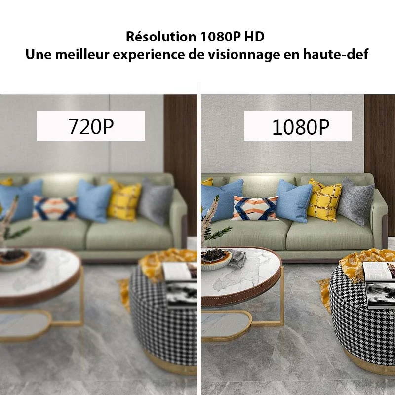 Caméra miniature wifi - surveillance 24/7 - livraison offerte