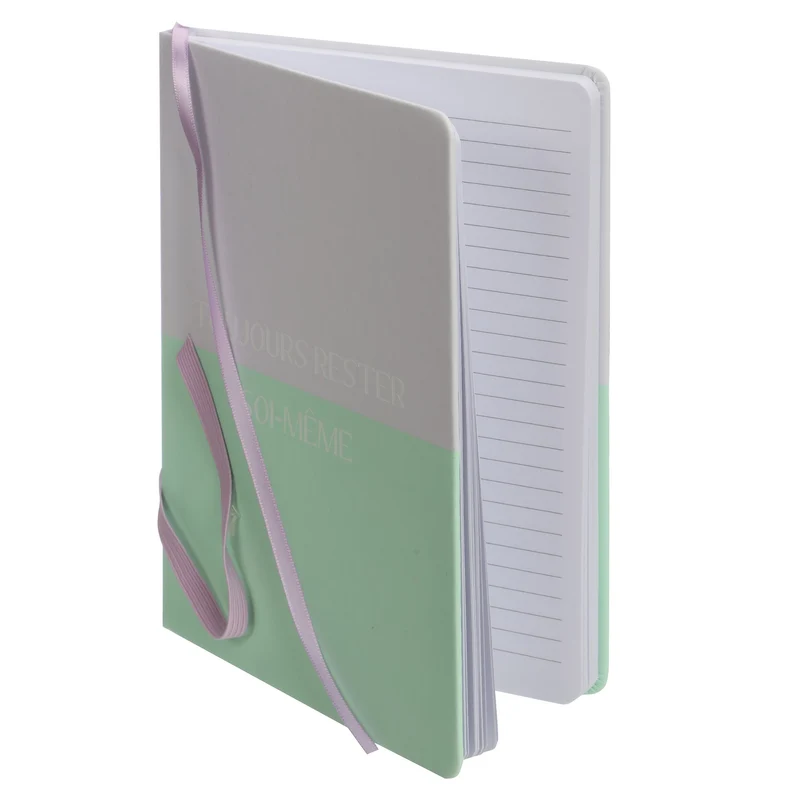 Carnet bicolore A5 - Vert