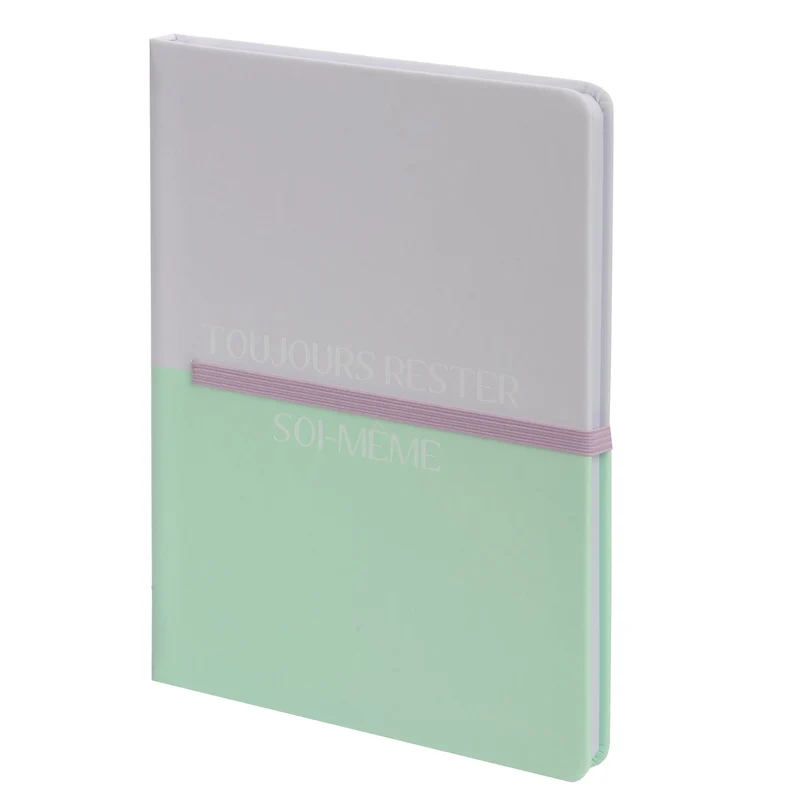 Carnet bicolore A5 - Bleu