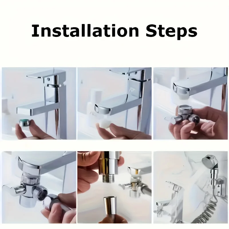 Prolongateur de Robinet Flexible avec Douchette – Tuyau Spirale pour Cuisine & Bain des Animaux
