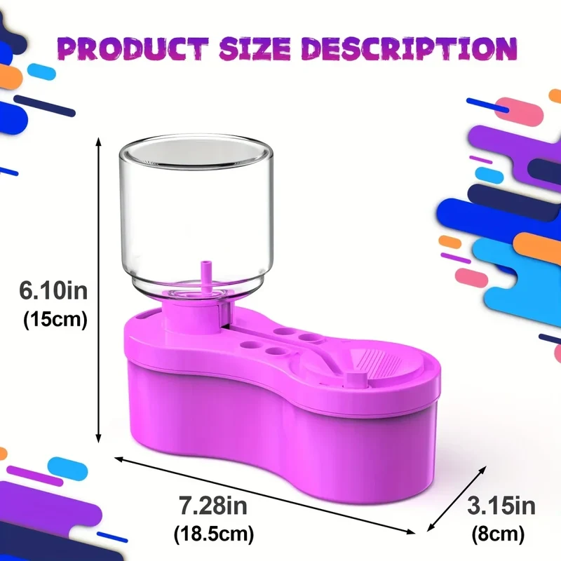 Nettoyeur de pinceau de peinture avec réservoir
