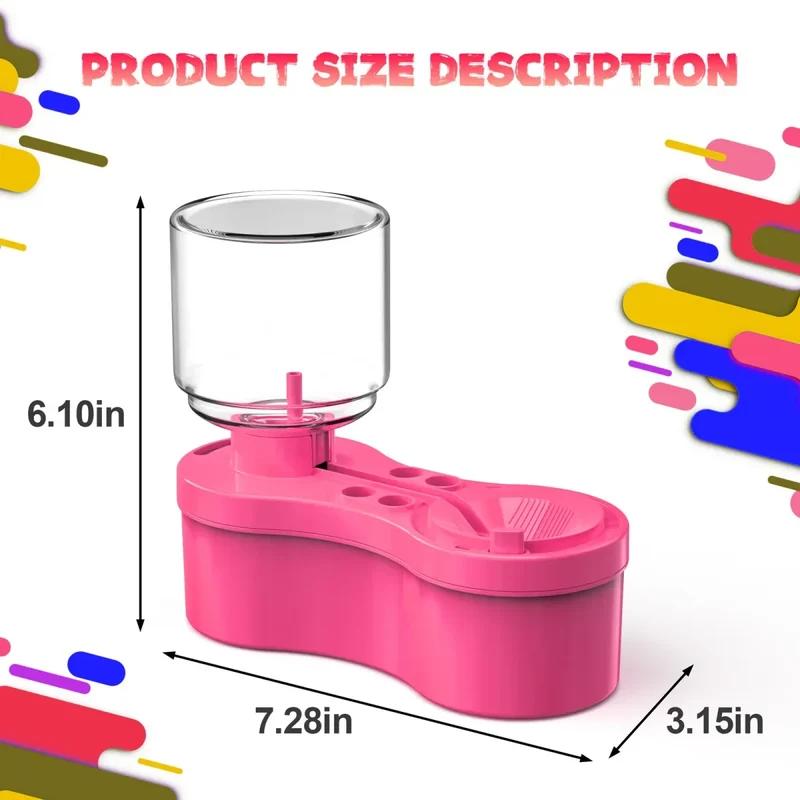 Nettoyeur de pinceau de peinture avec réservoir