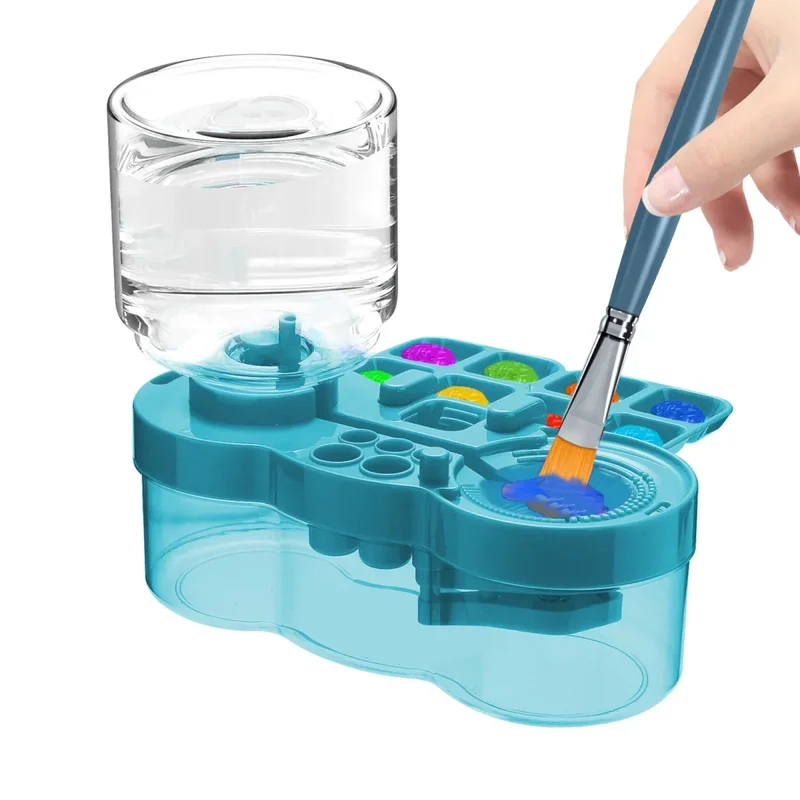 Nettoyeur de pinceau de peinture avec réservoir