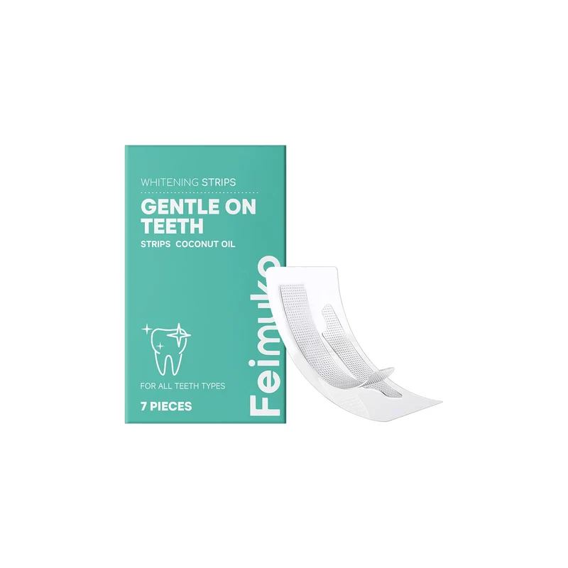 Bandes Blanchissantes Dents à l’Huile de Coco – Réduction des Taches et Soin Dentaire à Domicile