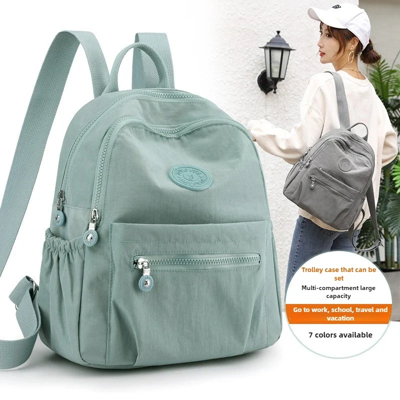 Sac à Dos Femme en Tissu Oxford – Léger, Tendance & Résistant – Idéal Quotidien, Shopping, Sorties & Voyages