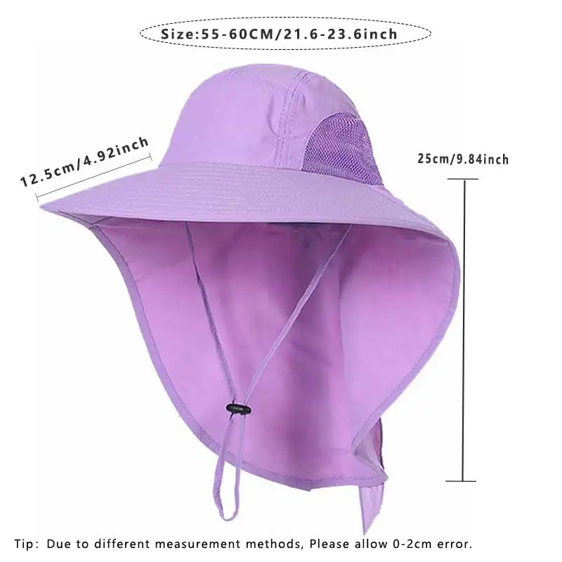 Chapeau d'été avec noeud papilon - Anti-UV à séchage rapide