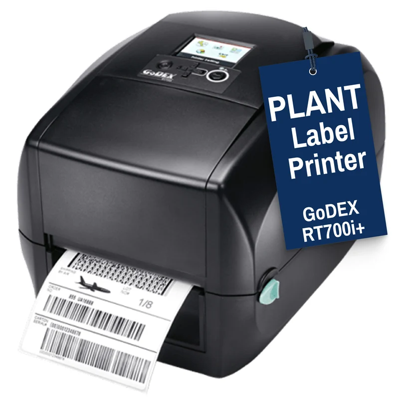 Plant Label Printer - 203 DPI - Compact Precision for Horticulture Printing