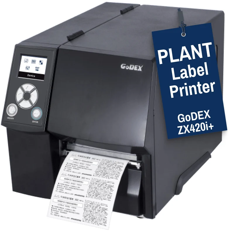 Plant Label Printer - 300 DPI - Industrial Nursery Label Printer