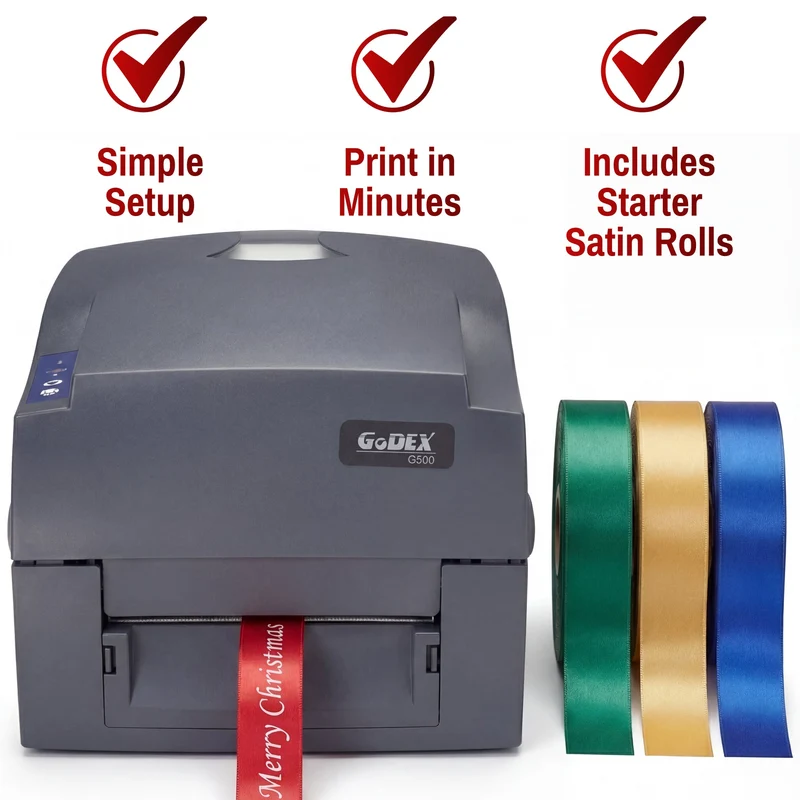 Ribbon Printer - GoDEX G500 Thermal Transfer Printer 4" 203 dpi