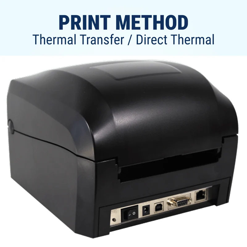 Asset Tag Printer - GoDEX GE330 Desktop Thermal Transfer Barcode Printer 4" 300 DPI